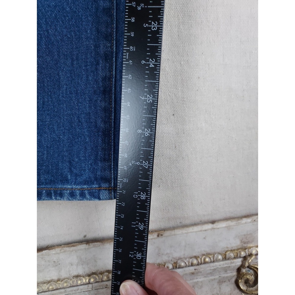 Madewell Womens 26 Mid Rise 90s Straight Jeans Blue Denim Straight Leg 26x28 - Picture 5 of 16